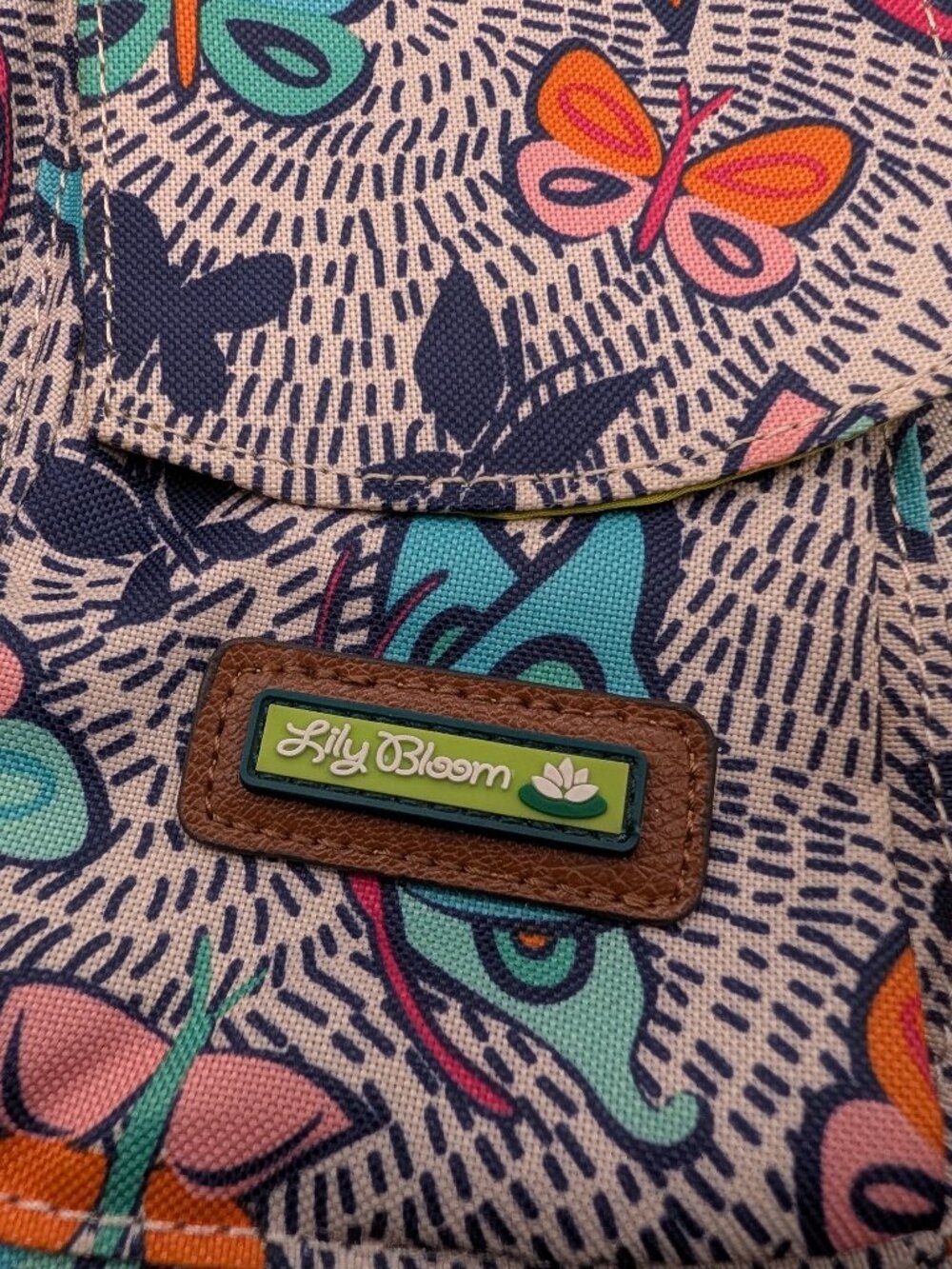 Lily Bloom Sling Backpack Night Flight Butterflies Sling Backpack Karma Bloom